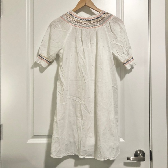 Madewell Rainbow Smocked Trapeze Dress, size M - Picture 8 of 8